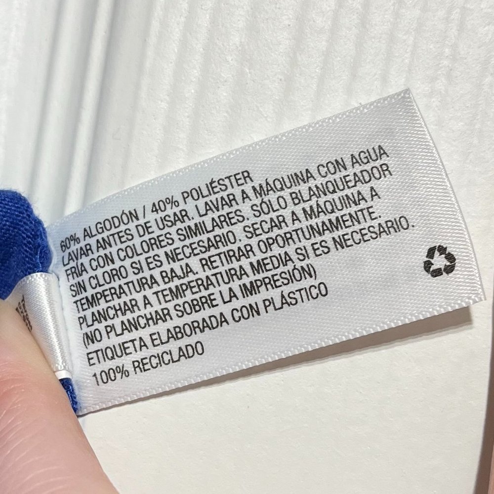 Royal Blue + Stripes | Cat & Jack | Youth M or Woman XS | EUC | Soft Cotton Tee - Picture 8 of 8